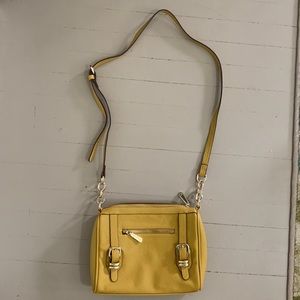 NWOT Mustard Yellow Crossbody Purse